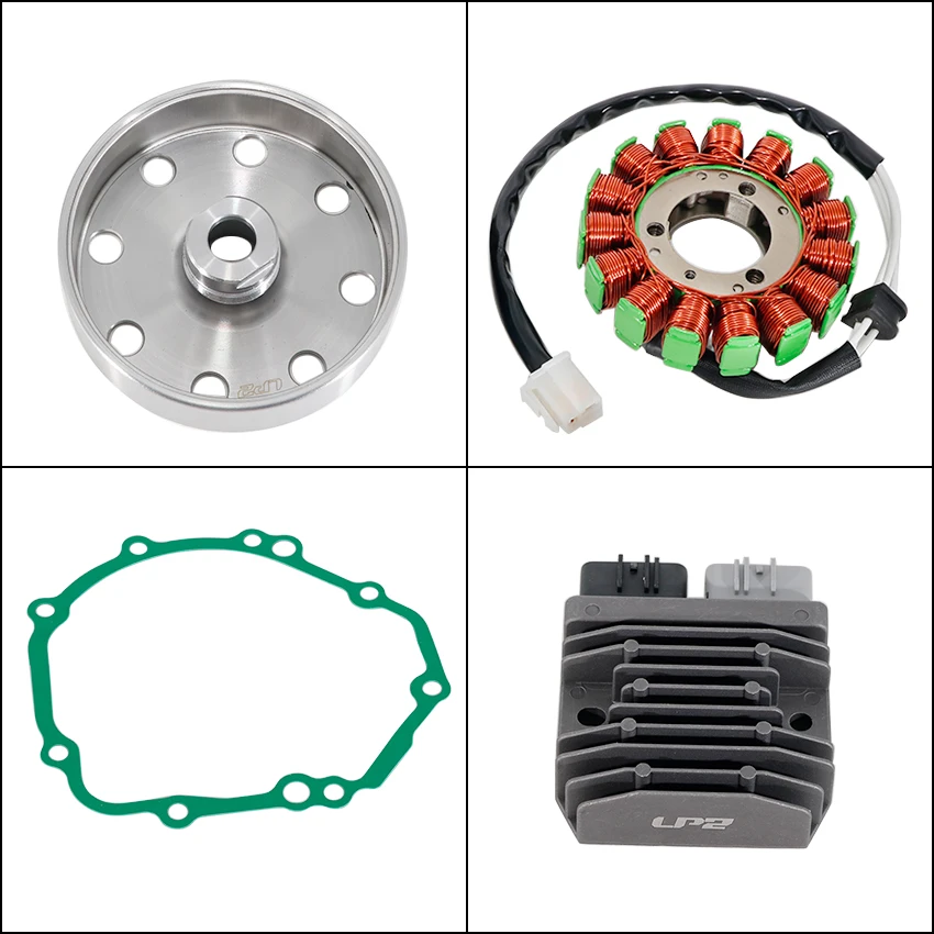 4 PCS Flywheel Rotor Stator Regulator Gasket For Suzuki GSXS950 GSXS1000 GSXS1000GT ABS 2022-2026 Year 31402-41G10 31401-41G20