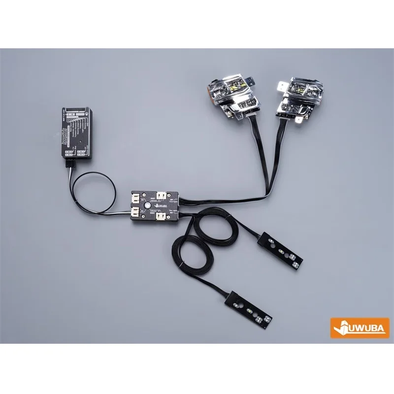 Cabos do módulo adaptador do sistema de som do caminhão rc adequados para nooxion e fury bear sistema de som kits adaptador do sistema de luz peças diy