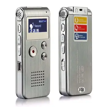 8GB/16GB/32GB Voice Recorder MP3 Player Mini Sound Audio Recorder Professional Mini USB…