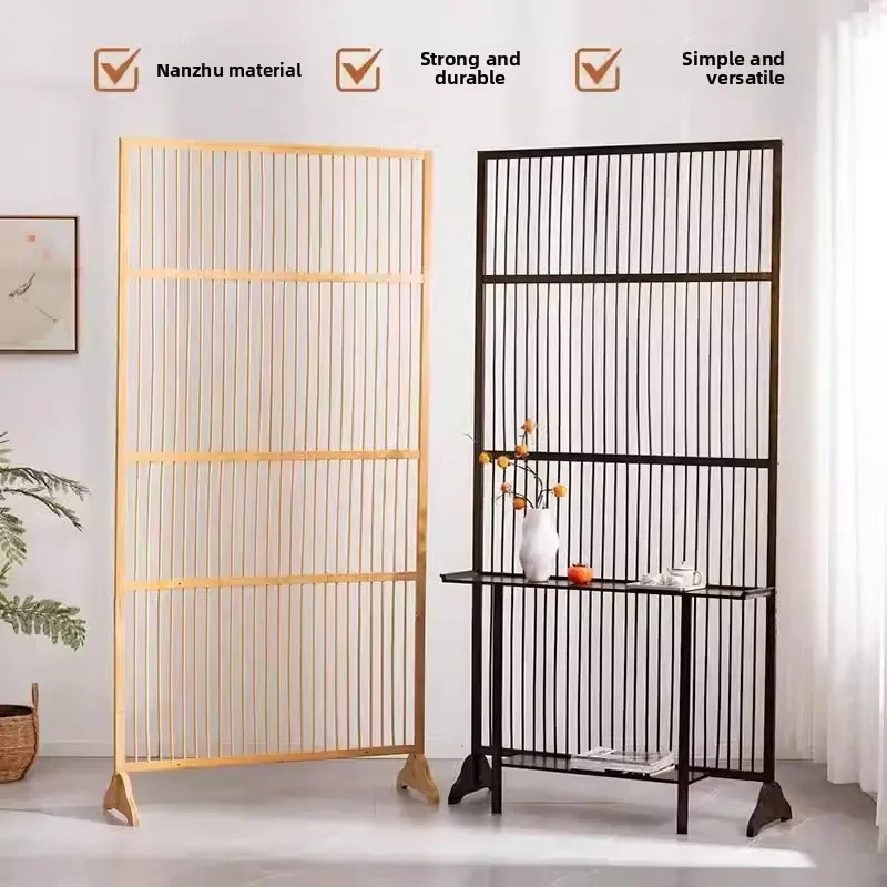 Chinese-style Screen Partition, Living Room Entrance, Household Barrier, Movable Entry, Simple And Modern Seat Screen