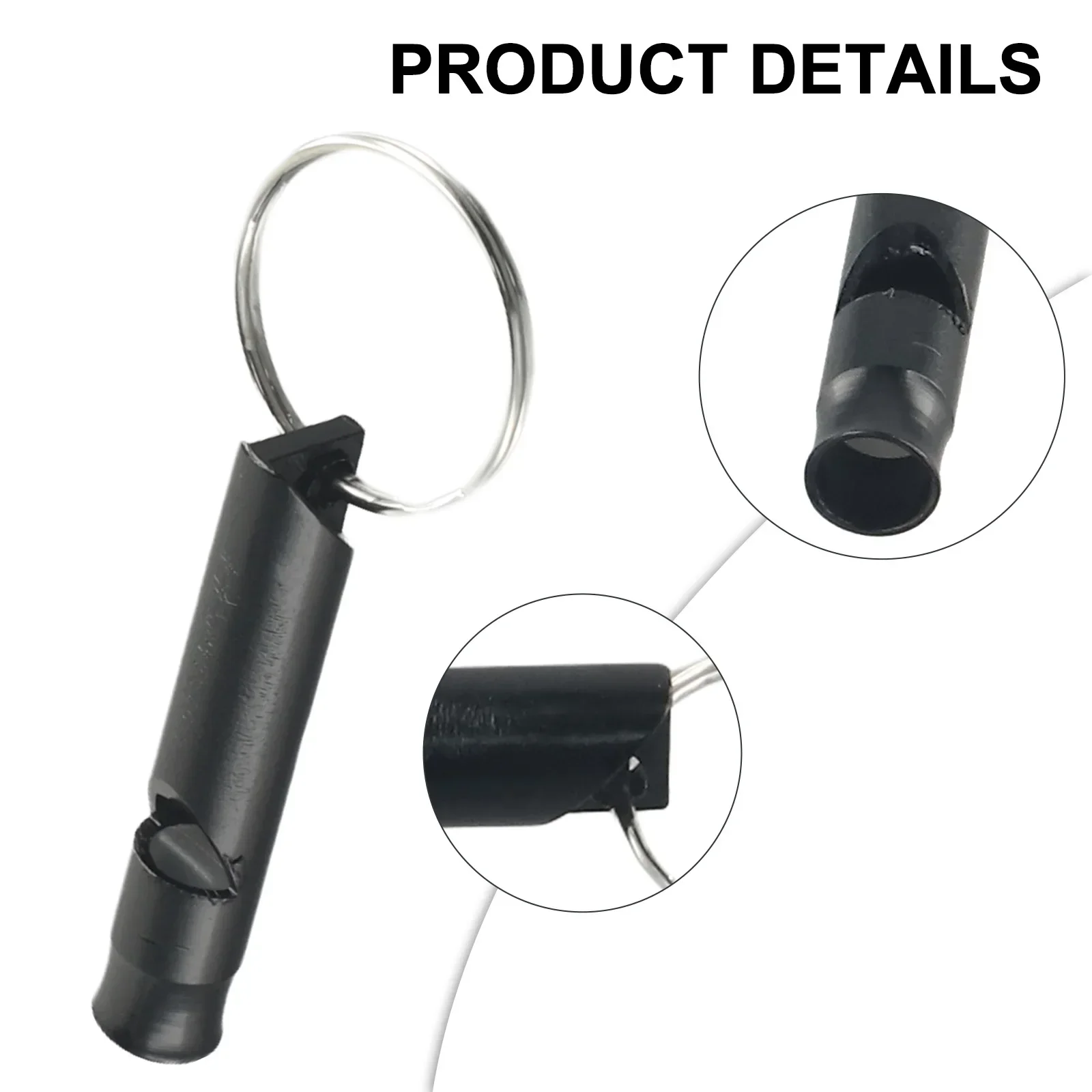 1pc Mini Survival Metal Whistle Aluminum Alloy 45x8mm For Training Pets Dogs Birds Outdoor Survival Camping Hiking Accessories