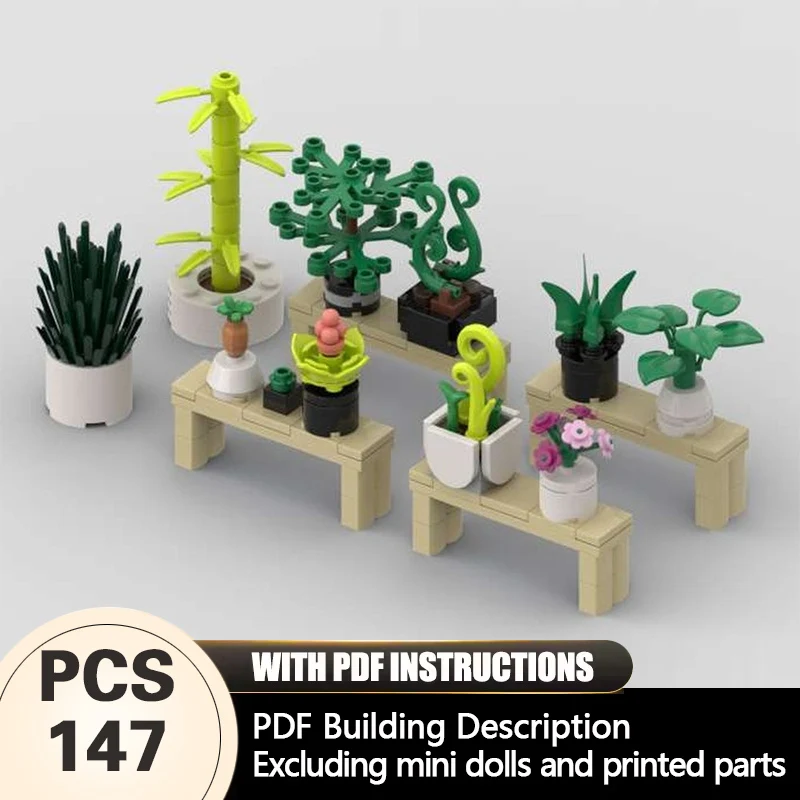 

Creators Plant Series Model MOC Building Bricks Plants And Flowers Modular Technology Gifts Holiday Assemble Children Toys Suit