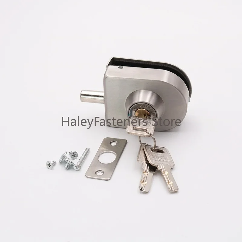 5pcs Luxury glass door lock,Single glass door lock,stainless steel glass lock