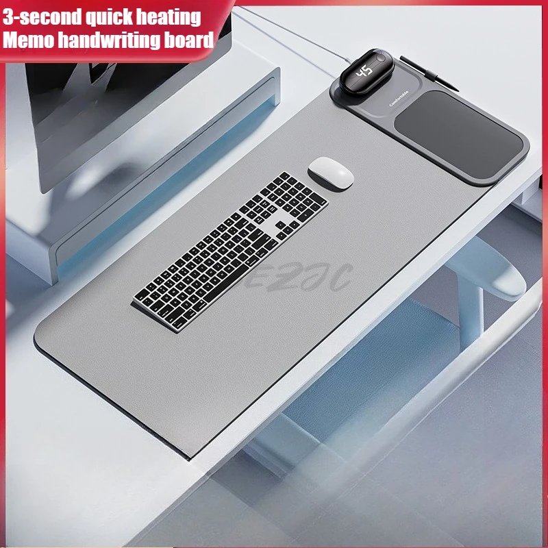 Heated Mouse Pad Large Desk and Writing Desk Pad Office Computer Warm Desk Pad