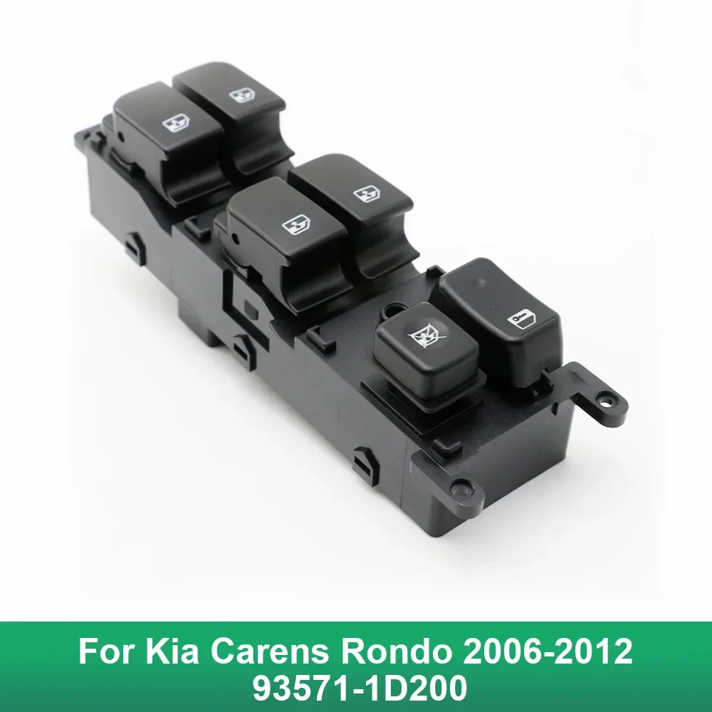 Nevosa 93571-1D200 For Kia Carens Rondo 2006 2007 2008 2009 2010 2011 2012 Left LHD Car Power Window Control Switch 935711D200