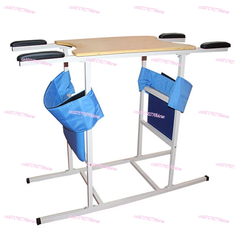 Double Walking Stand Frame Stroke Hemiplegia Rehabilitation Equipment Adult Walker Multi-functional Lower Limb Training