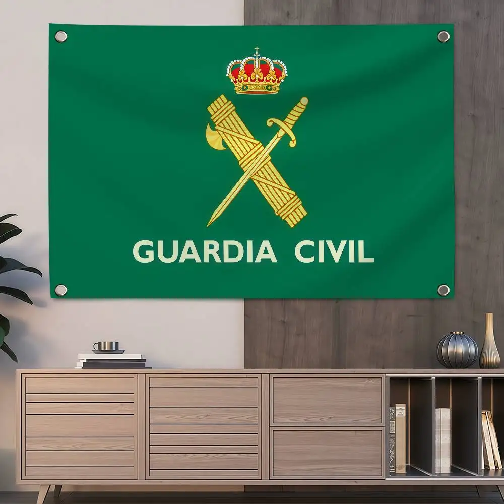 Spanish Guard Civil Emblem 150x200cm 60x90cm Flag Decoration Outdoor Picnic Party Home Camping Party Art Hanging Banner