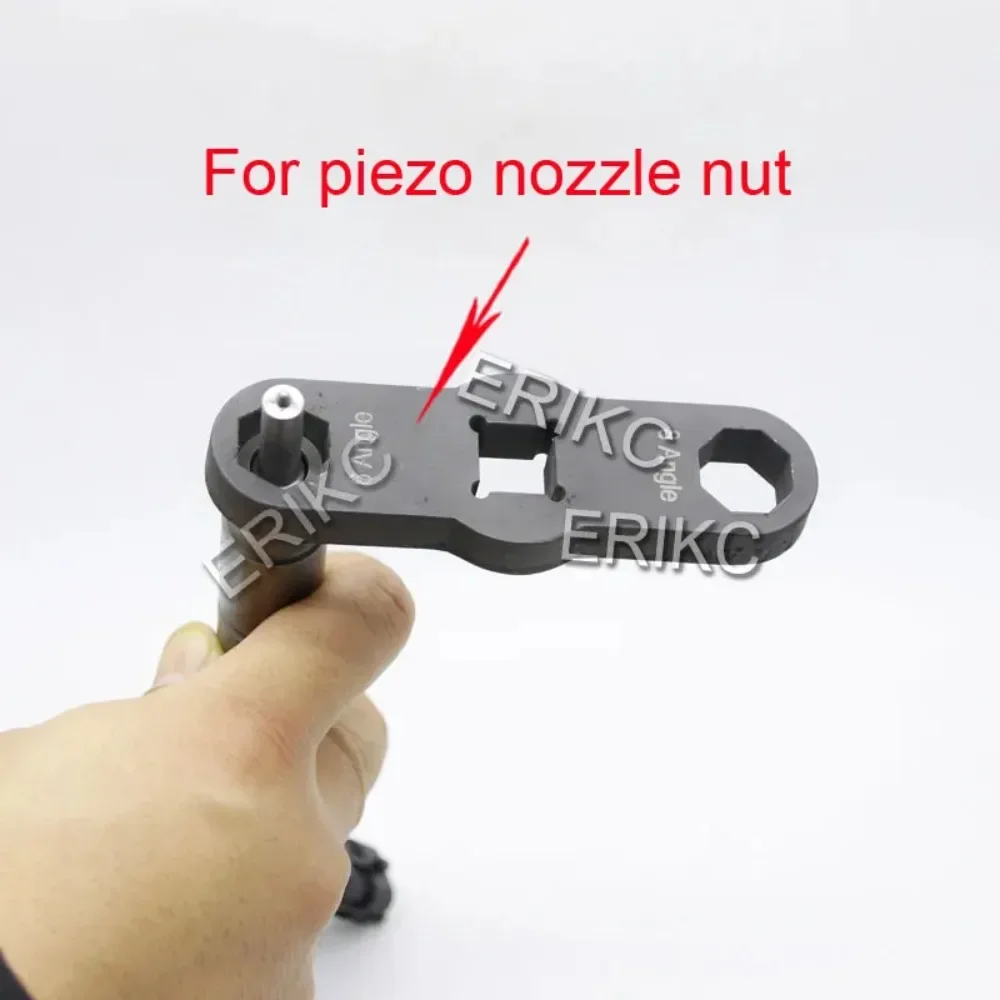 ERIKC 8 and 6 Angle Injector Nozzle Nut Remove Tool CR Injector NUT TIGHTENING Disassemble Removal Steel for Pizeo Siemens