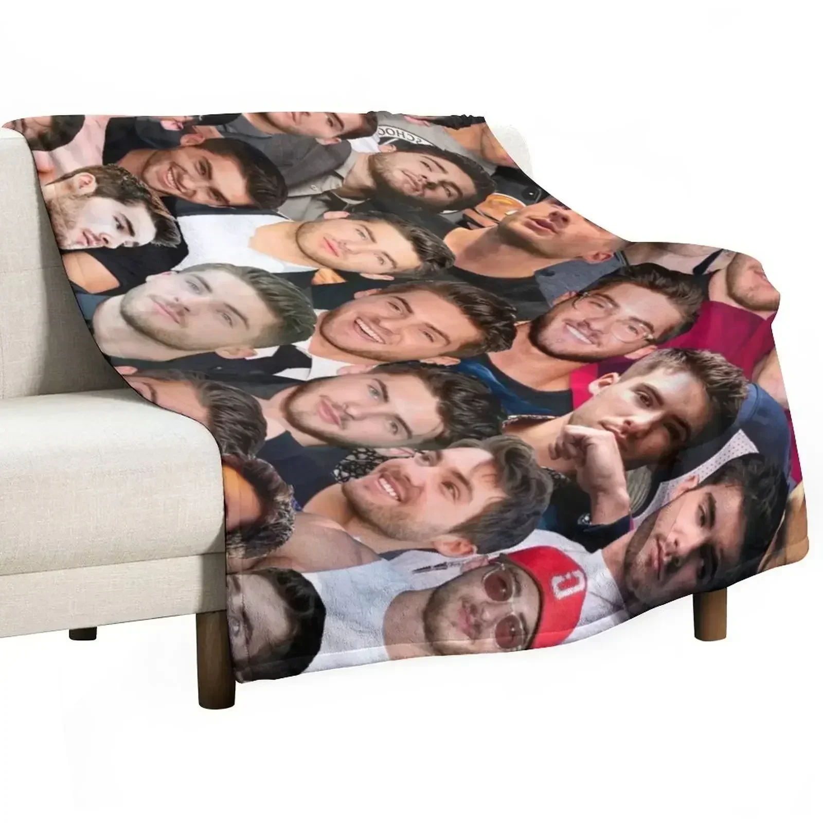 

Cody Christian Photo Collage Throw Blanket blankets and throws Designers Thin Large Blankets