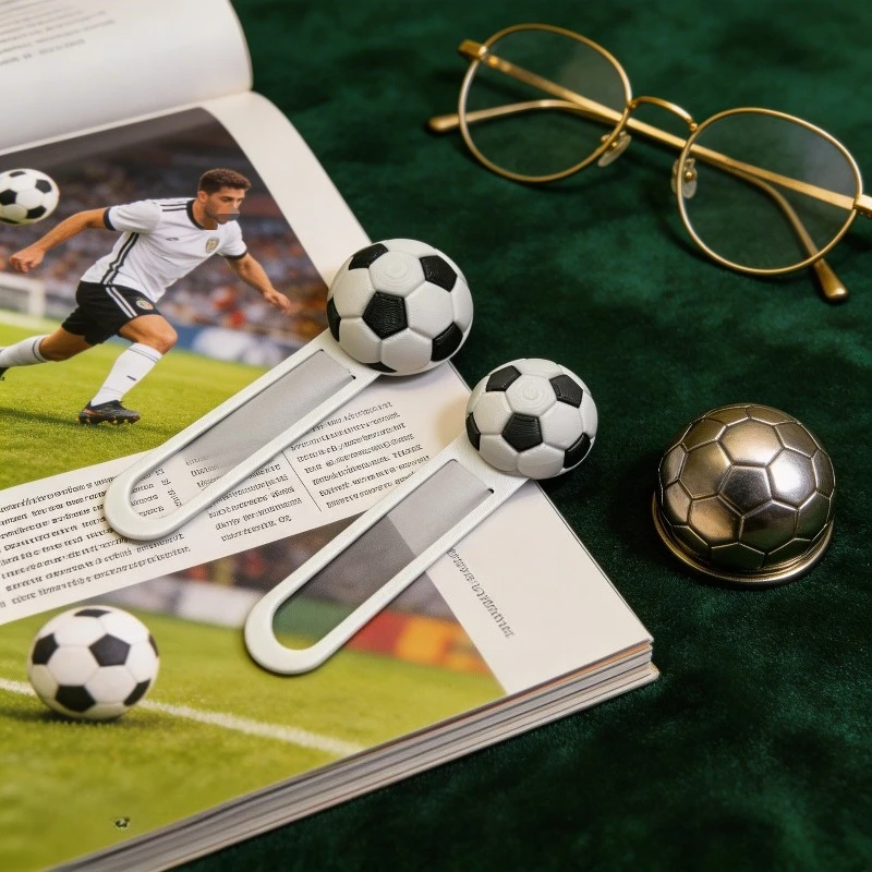 Football Bookmarks, Black and White Interchangeable, Unique and Stylish Bookmarks