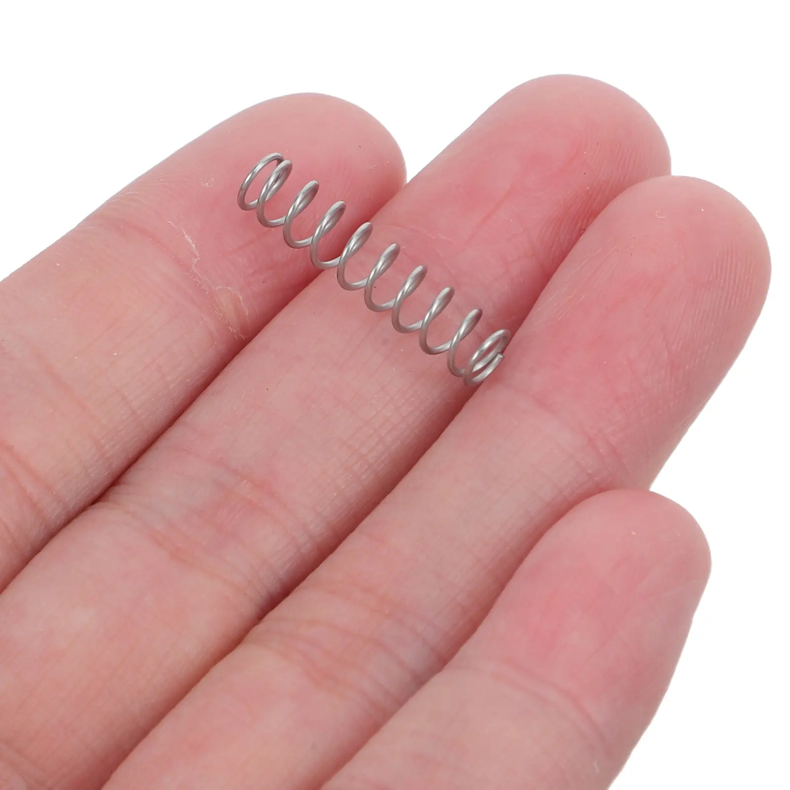 

10Pcs Stainless Steel Ballpoint Pen Compression Spring 20Mm Od 4.5mm Smooth Click Return Tension Spring for Retractable Gel Pens
