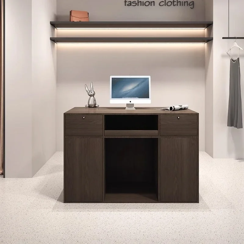 أثاث المكاتب متجر ملابس بسيط متجر مركز الصحة مكتب الاستقبال خمر مركز العملاء مكتب الجدول مكاتب الاستقبال #5