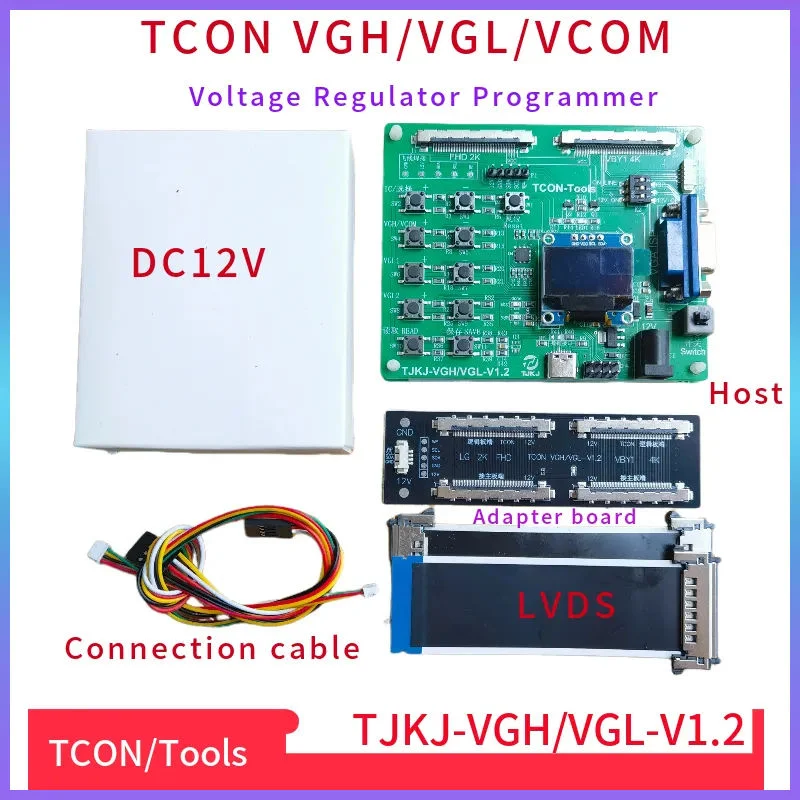 TJKJ-VGH VGL-V1.2 Tcon programmer Tcon Vgh Vgl