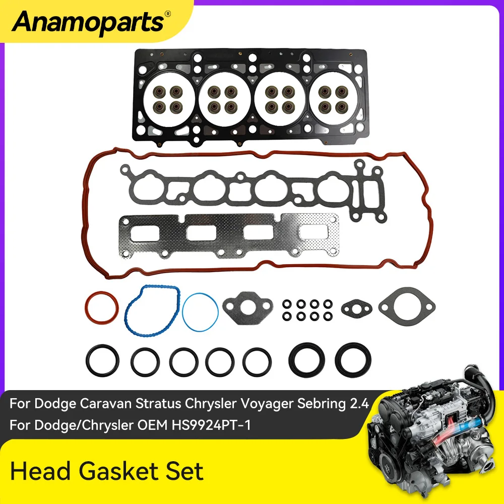 Head Gasket Set For Dodge Caravan Stratus Chrysler Voyager Sebring 2.4 EDZ