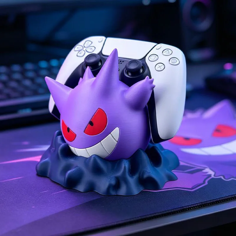 Держатель для геймпада Gengar Anime, универсальная подставка для контроллеров PS5, Xbox, Switch, украшение для стола, подарок для фанатов
