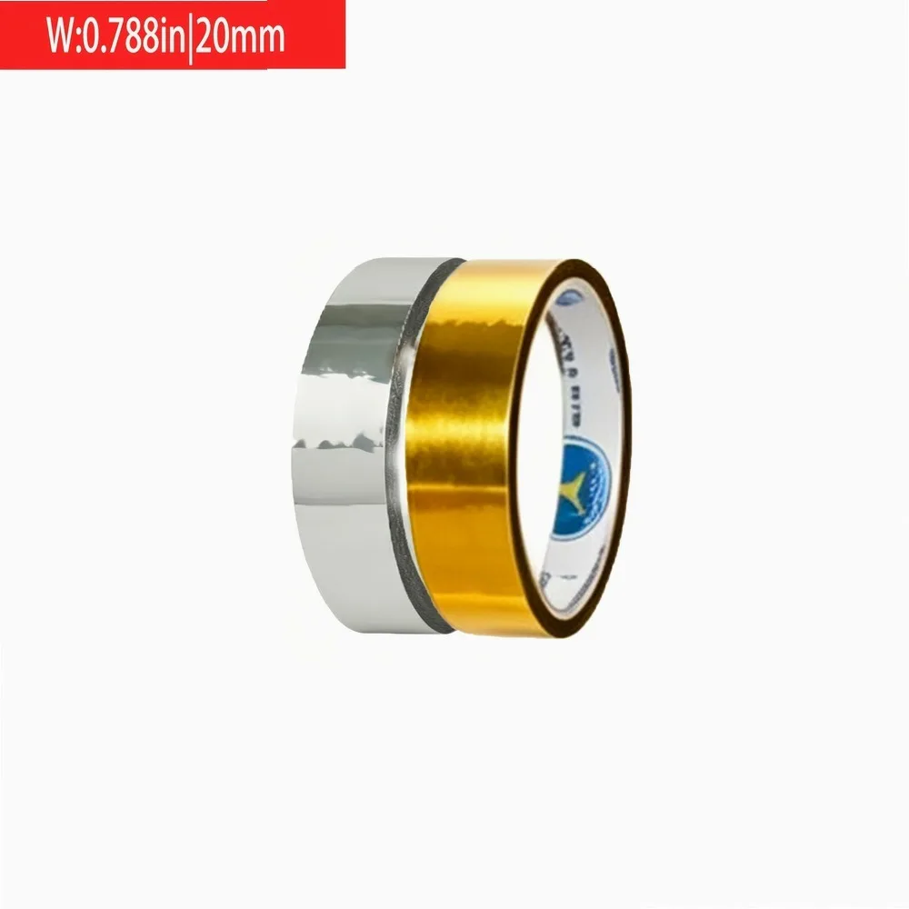 Gold & Silver Metallic Washi Tape Set of 2 Rolls for Party Wedding Gift Wrapping DIY Craft Decoration