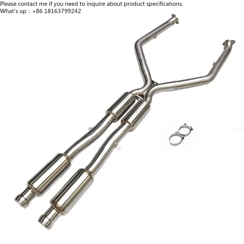 Center Pipe for BMW M3 E90 E92 E93 S65 V8 Xpipe Titanium Exhaust Center Pipe With  Four Resonator