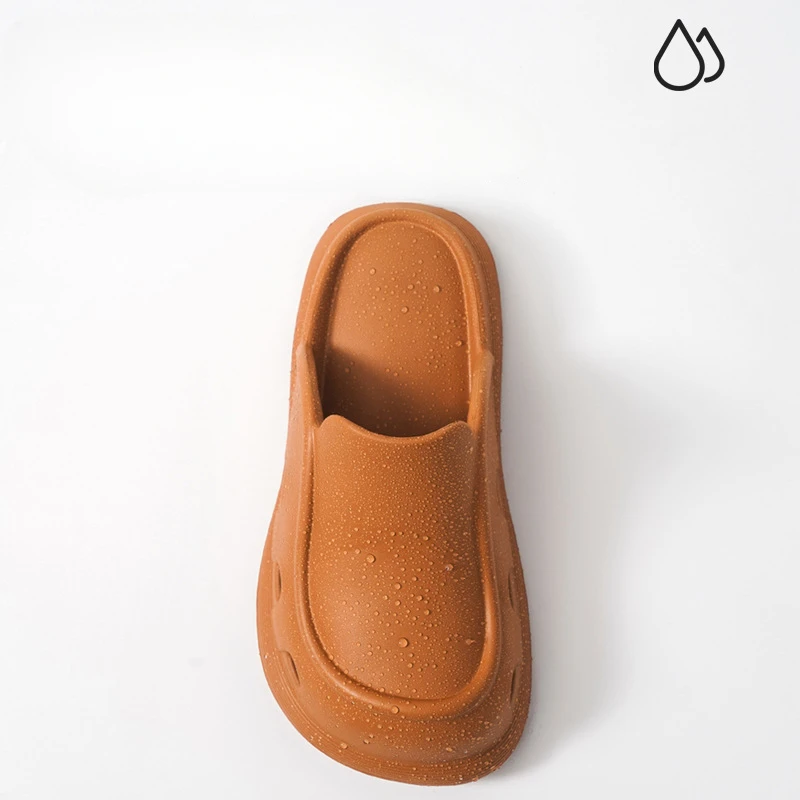 Women Mules Platform Sandals Summer EVA Solid Color Jelly Slippers Thick Sole Non-slip Outdoor Slides Men Flip Flop Mujer Shoe