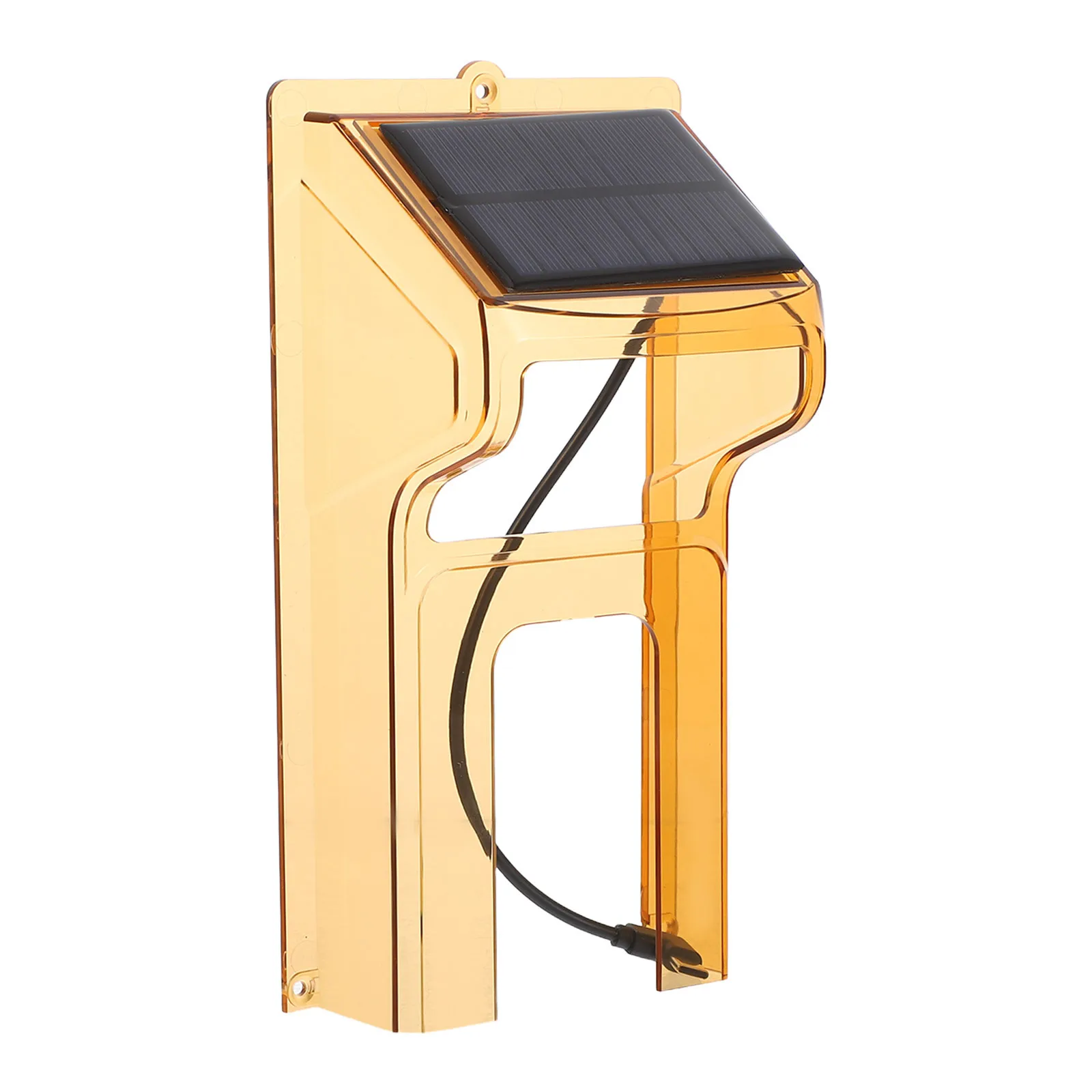 

Solar Powered Waterproof Doorbell Cover Rainproof Hood for Visual Doorbell Protection Control Keypad Weather