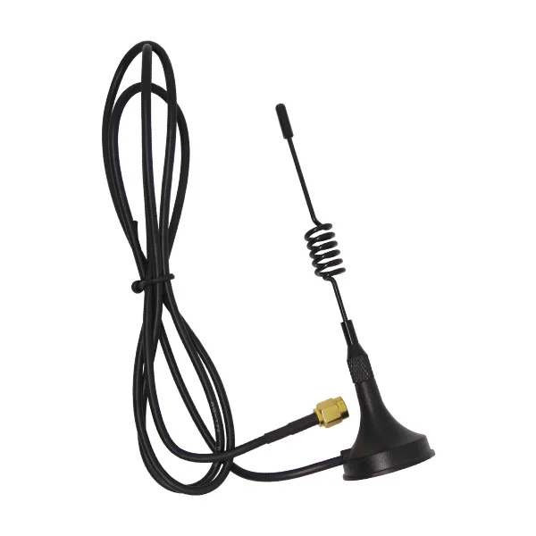 6 pz/lotto SW433-1 metro cavo di prolunga antenna ventosa SMA-J porta 433 MHz codino Antenne