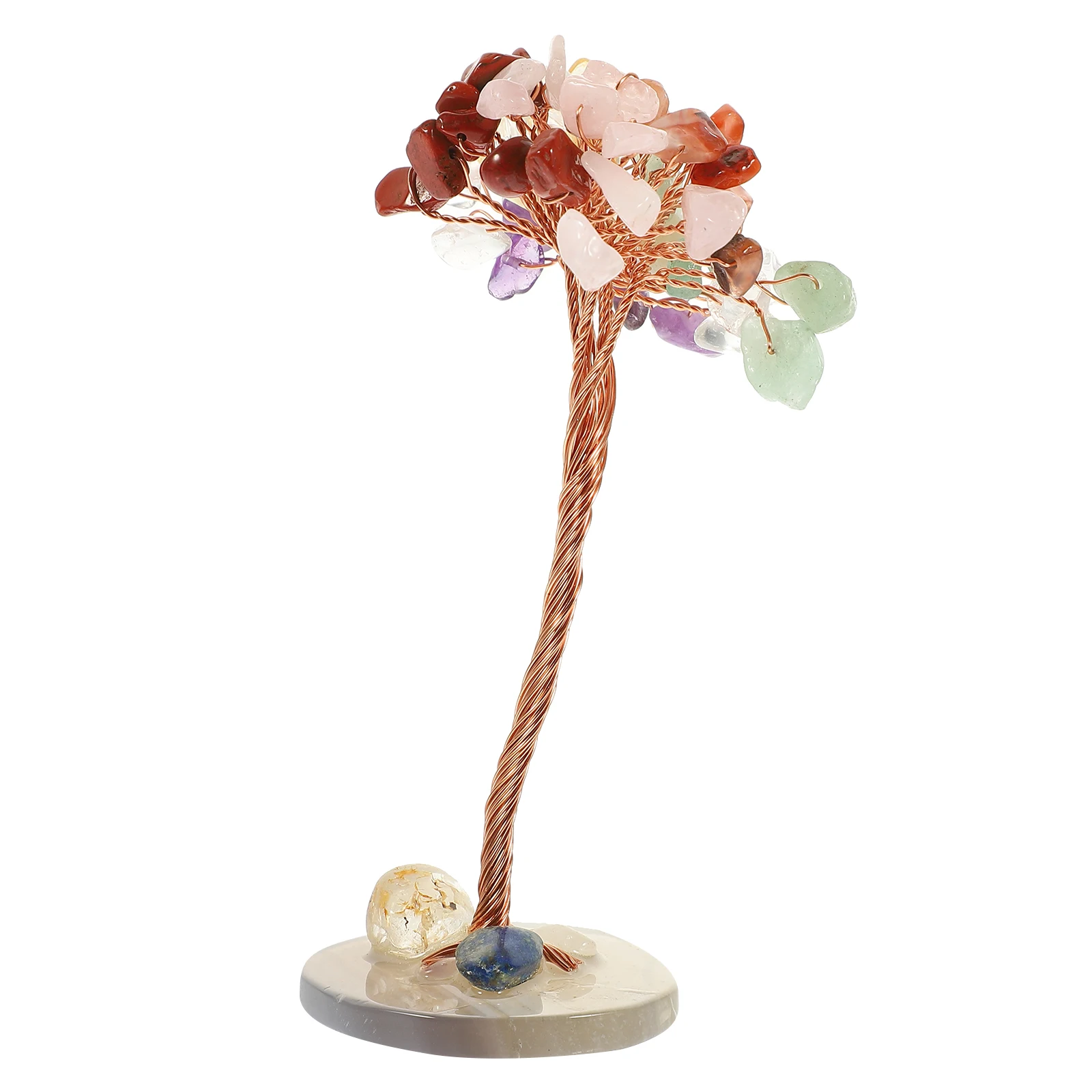 

Crystal Decor Exquisite Desktop Ornament For Home Living Room Tabletop Decoration Fortune Tree Craft Crystal Tree Handicraft