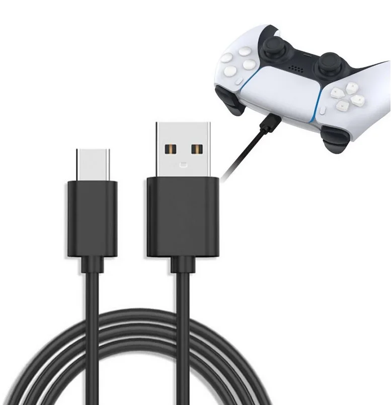 Typ c USB kompatibel für ps5 Griff Ladekabel Netz kabel Ladekabel kompatibel für Schalter oled