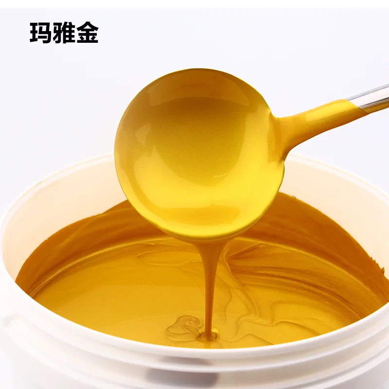 100g Water-based Gold Paint Gold Foil Gilding Paint Gold Yellow Flash Gold Super Bright Gilding Paint