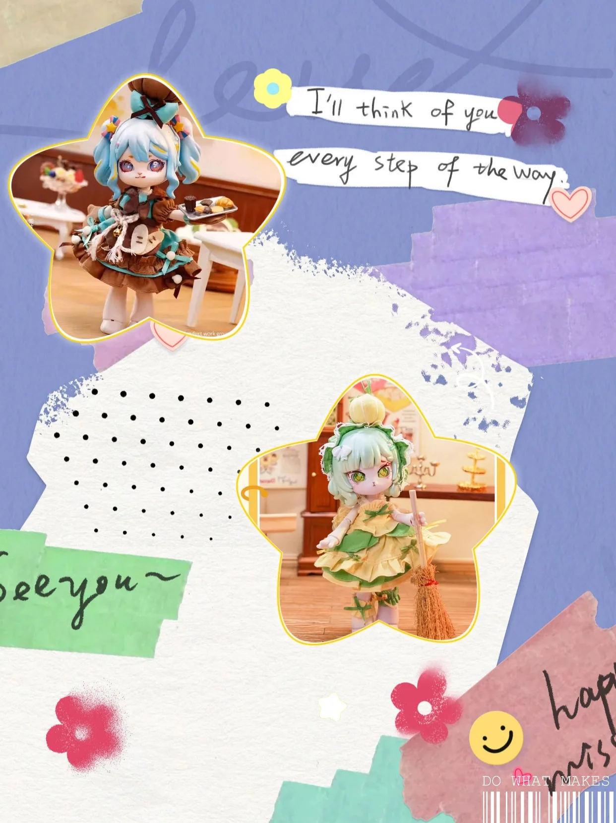 

【No Figure】COME4FREE 1/12 Female Doll's Clothing Accessories Dessert Series Multi-layer Dress Suit Fit OB11 GSC Figure Toys