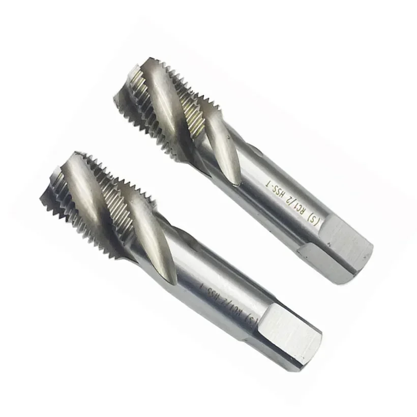

G1/8 G1/4 G3/8 G1/2 G3/4 G1 RC1/8 RC1/4 RC3/8 RC1/2 RC3/4 NPT1/8 NPT1/4 NPT3/8 NPT1/2 NPT3/4 HSS-M35 Спиральный метчик для трубной резьбы