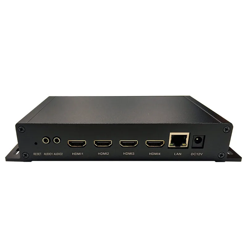 

Portable 4-Channel HD H.264 H.265 Video Encoder for Live Streaming Essential Radio & TV Broadcasting Equipment