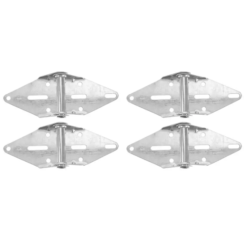 ABGH-4 Pcs Garage Door Hinge Closer Cabinet Hinges Heavy Duty Exterior Spring Loaded To With Mounting Bolts Auto Screen