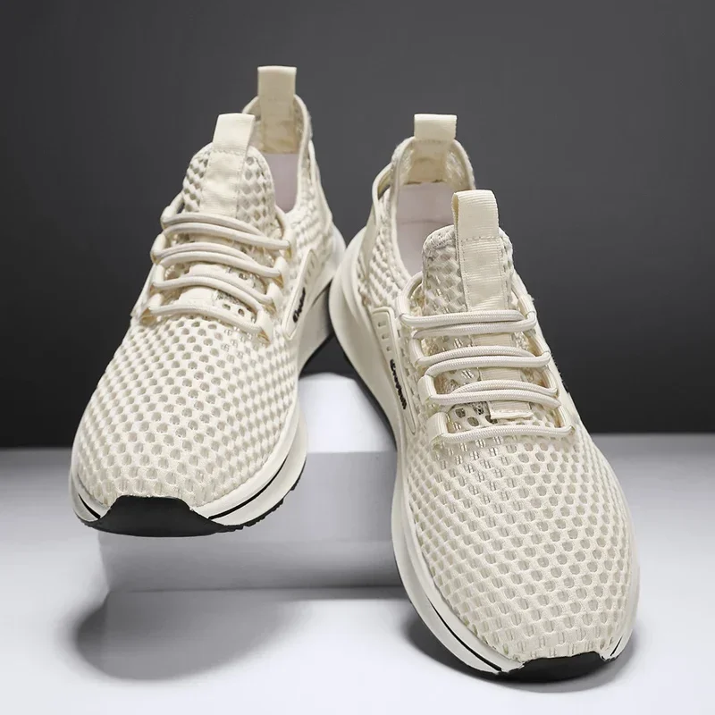 Breathable Mesh Sneakers Comfortable Trendy Versatile Shoes Men Spring Lightweight Deodorant Men\'s Shoes