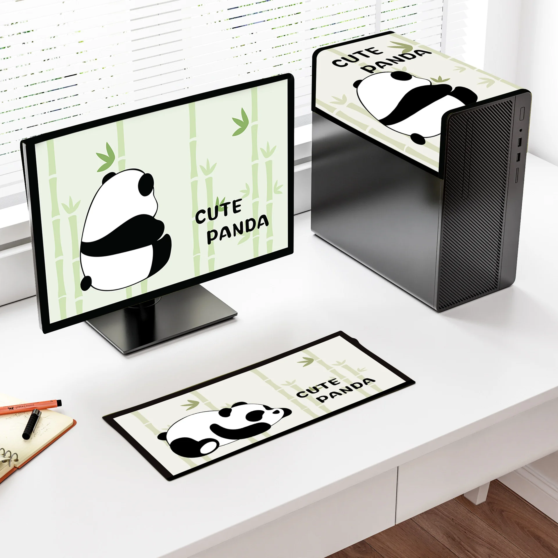 Computer dust-proof cover Korean garden fabric LCD cover towel