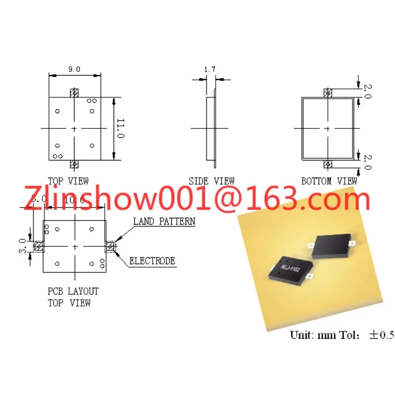 High Quality SMD SMD Electromagnetic Buzzer KLJ-1102