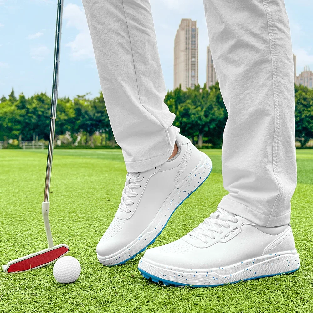 Neue Herren-Golfschuhe für Outdoor-Sportarten, leichte und lässige, rutschfeste Golfschuhe, erhältlich in großen Größen 39-48 – Detail 5