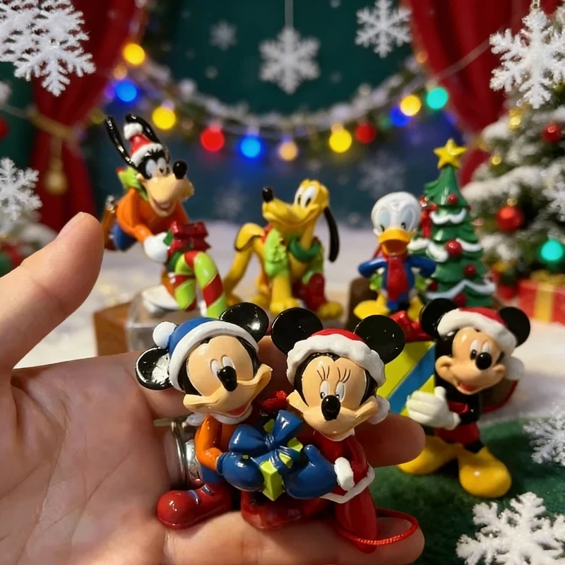 

Милая фигурка-сюрприз из серии «Парк развлечений»: Мышонок и Утенок, настольное украшение, креативная игрушка, подарок на день рождения