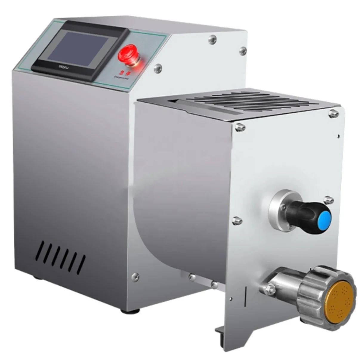 Machine à pâtes, corps en acier inoxydable, Machine automatique de fabrication de pâtes Rigati de haute qualité