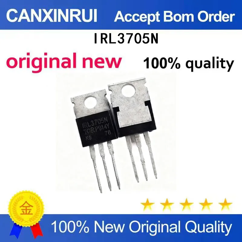 (5-100 Pieces) Brand new original IRL3705N L3705N TO-220 direct insertion MOS field-effect transistor spot chip