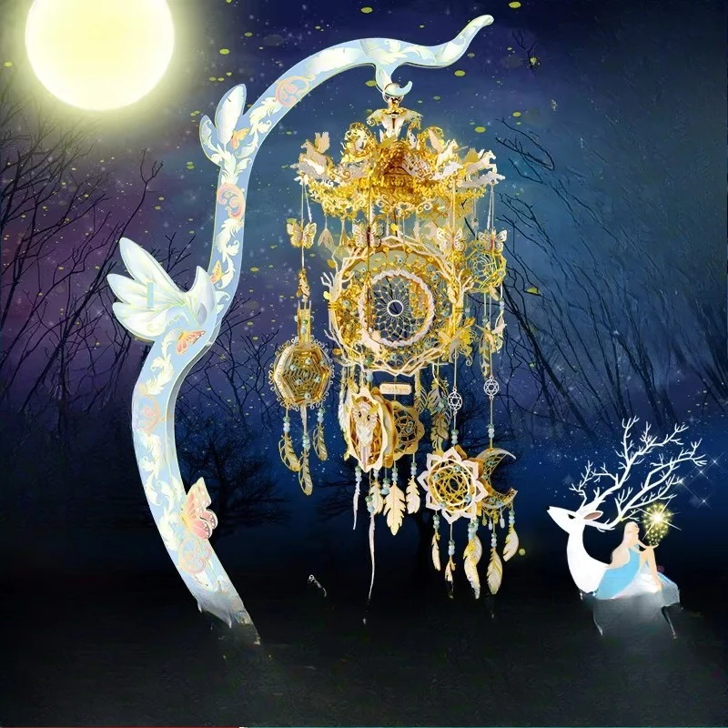 Dream catcher 3dn three-dimensional puzzle material DIY handmade pendant ornament