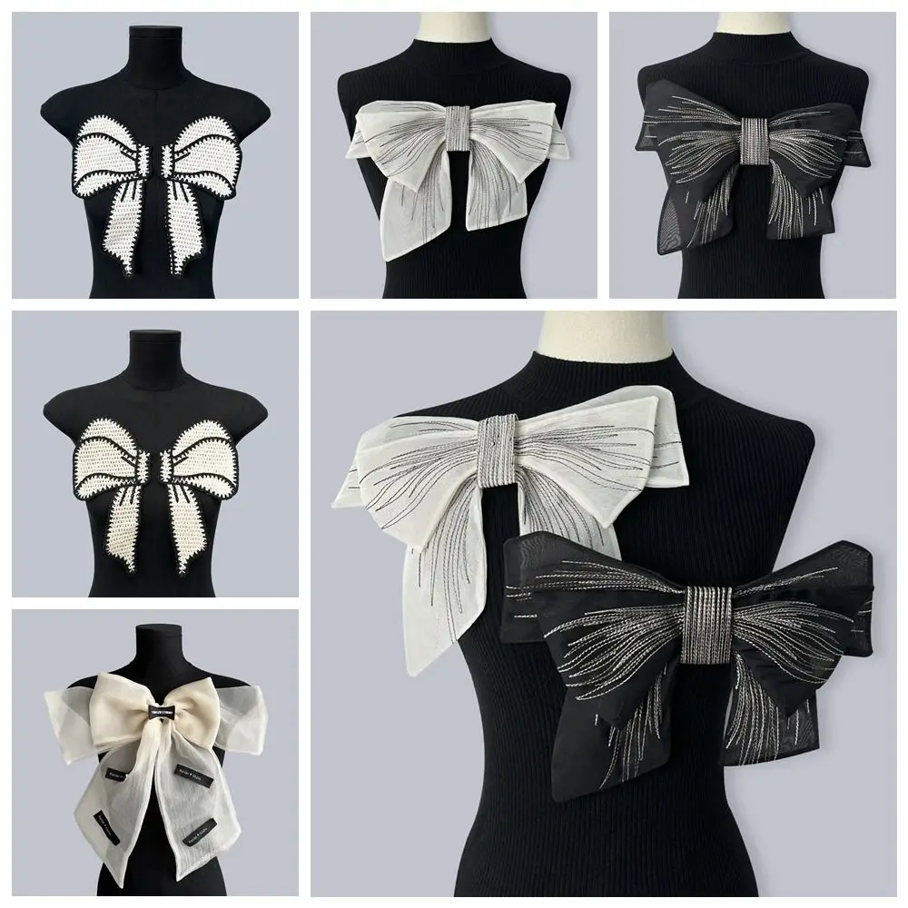 เครื่องประดับกิ๊บผ้าติดผมผ้าคอปกดอกไม้งานเย็บปักแบบทำมืออุปกรณ์ตกแต่งเสื้อผ้างานปาร์ตี้งานแต่งงานงานทำมือ