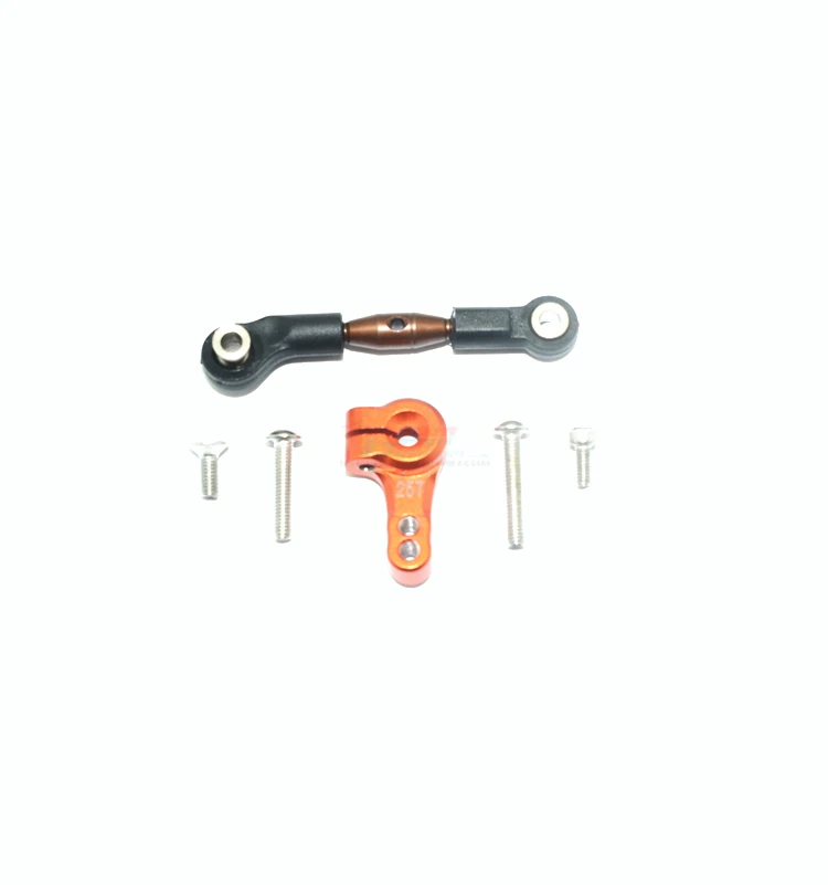 GPM SPRING STEEL TIE ROD+25T ALUMINUM SERVO HORN For TRAXXAS SLASH 4X4 LOW-CG 68086-21 RC Upgrade