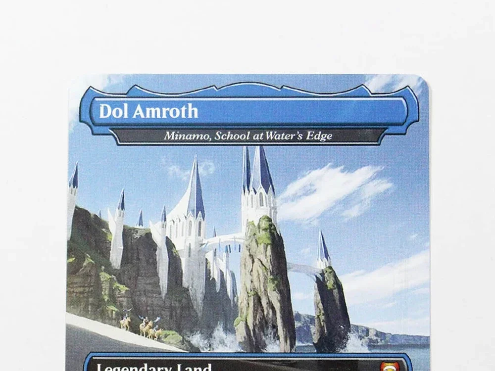 

Dol Amroth(Minamo, School at Water's Edge) TCG Magical Proxy Cards Game Quality Proxy Gathering Board Playing Game Trading Cards