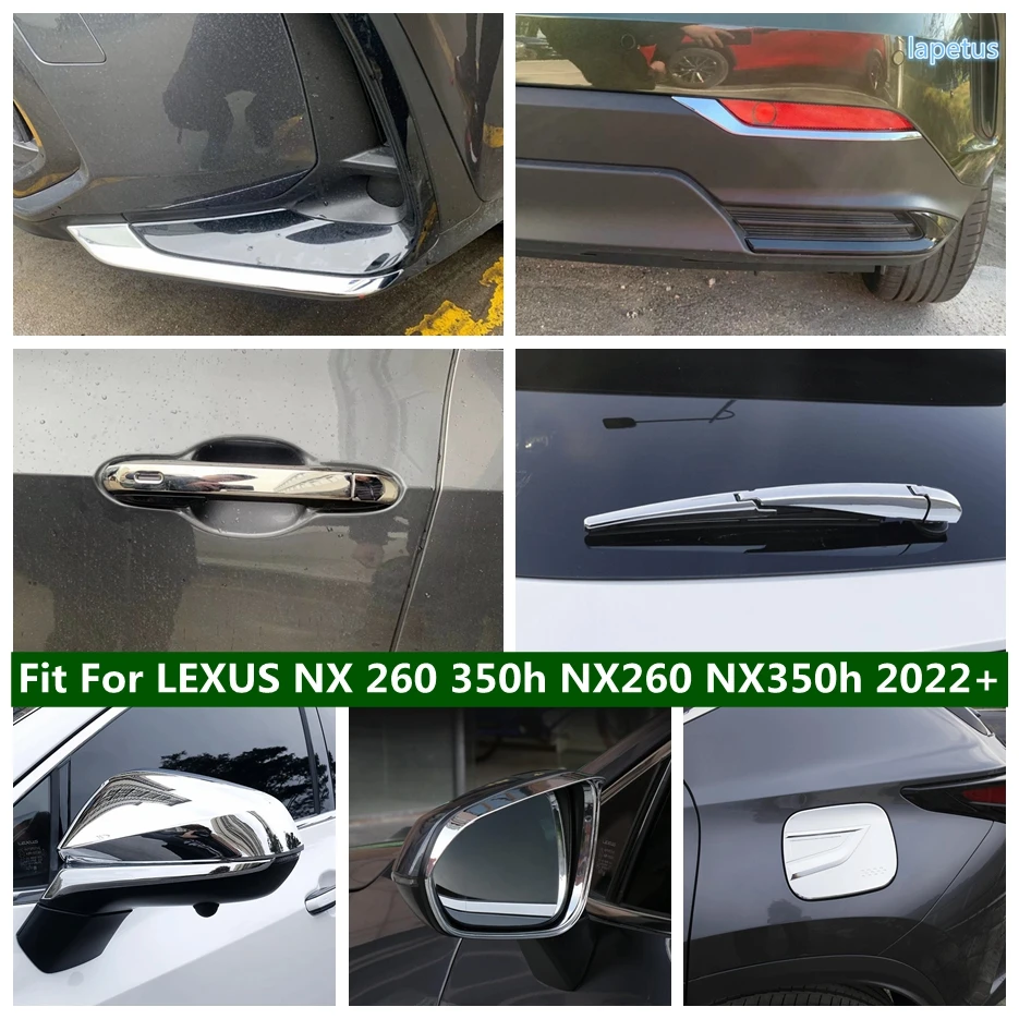 

Car Front Protector Corner Door Handle Clasing Bowl Rearview Mirror Cover Trim For LEXUS NX 260 350h NX260 NX350h 2022 2023 2024