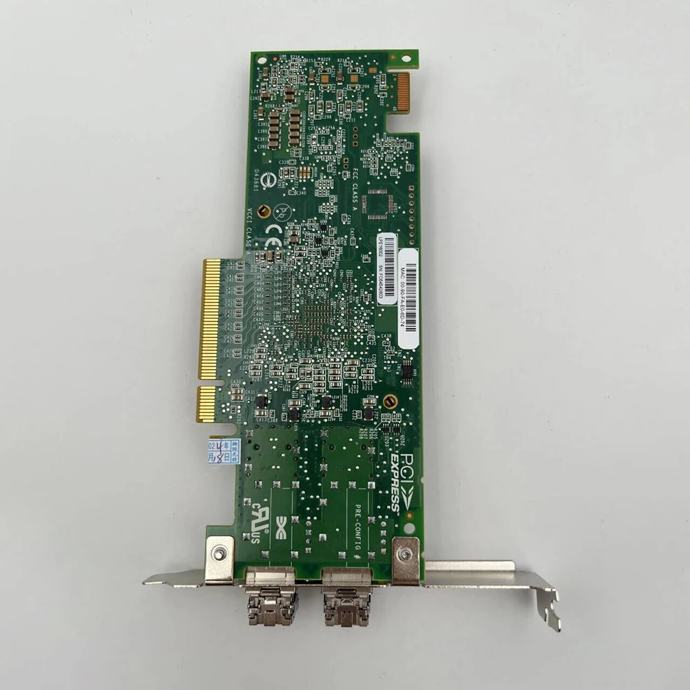 

Двухпортовая плата 16G HBA 00JY849 00JY809 81Y1662 LPE16002-M6