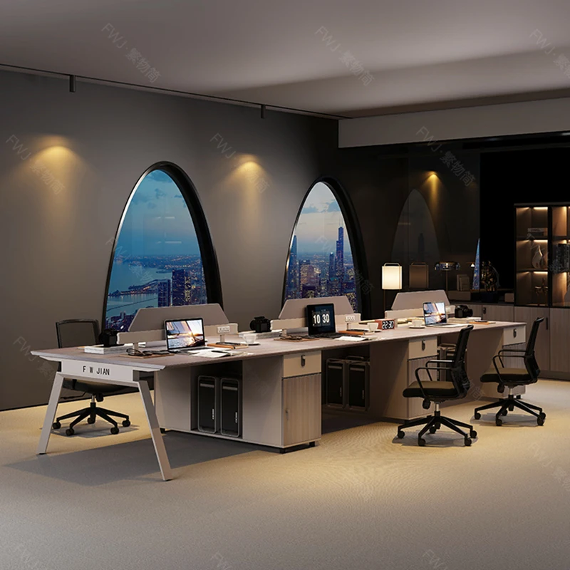 Simple Fashion Office Desk Chinese Style Wooden Beauty Decoration Clear Unique Office Desk Lounge Meuble Bureau Home Furniture
