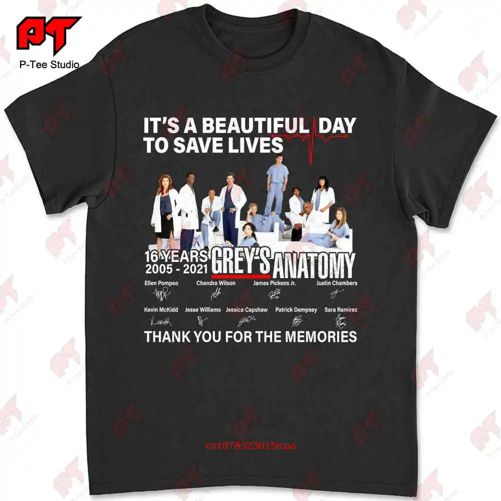 Greys Anatomy Its A Beautiful Day To Save Lives T-shirt 30GH