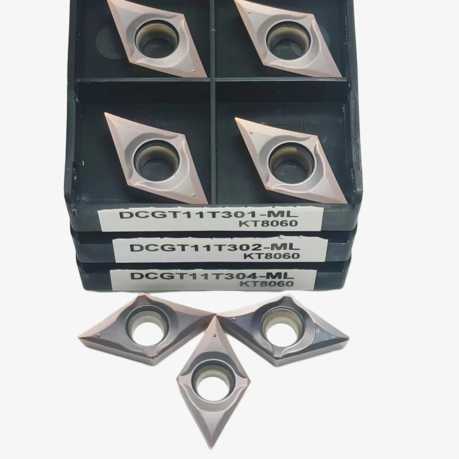 10 buah inserts ML ML KT8060 alat bubut CNC sisipan karbida kualitas tinggi tools tools