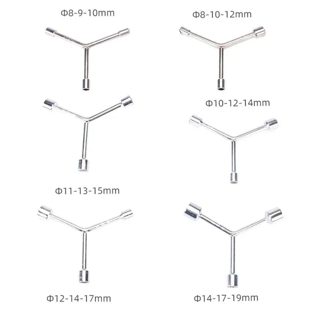 Domowy trójkątny klucz nasadowy klucz sześciokątny klucz trójzębowy narzędzie do naprawy roweru narzędzie do demontażu gospodarstwa domowego klucz metryczny
