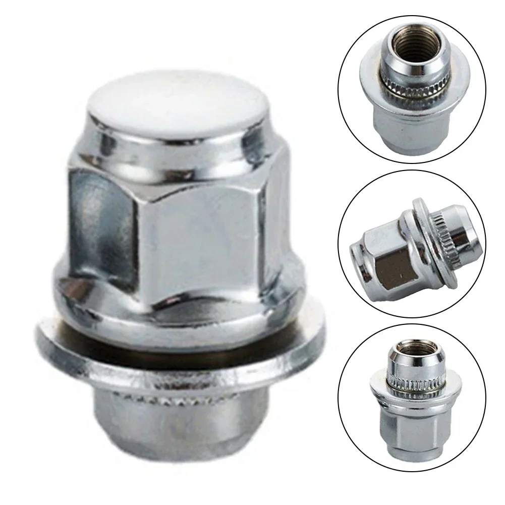 1pc Steel- Wheel Lug Nuts For Nissan Maxima 370Z For Infiniti G37 Q70 Q70L 40224JK00A Wheel Lug Bolts Silver- Car Accessories