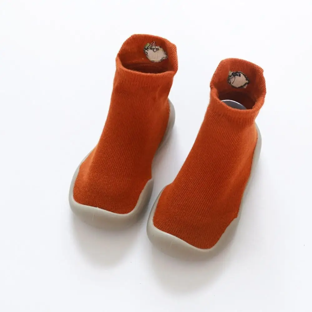 Chaussettes de bain en coton pour bébé, motif de fruits, anti-ald, chaussettes de sol pour tout-petits, doux, solide, document, Prewalker, marche pour bébé